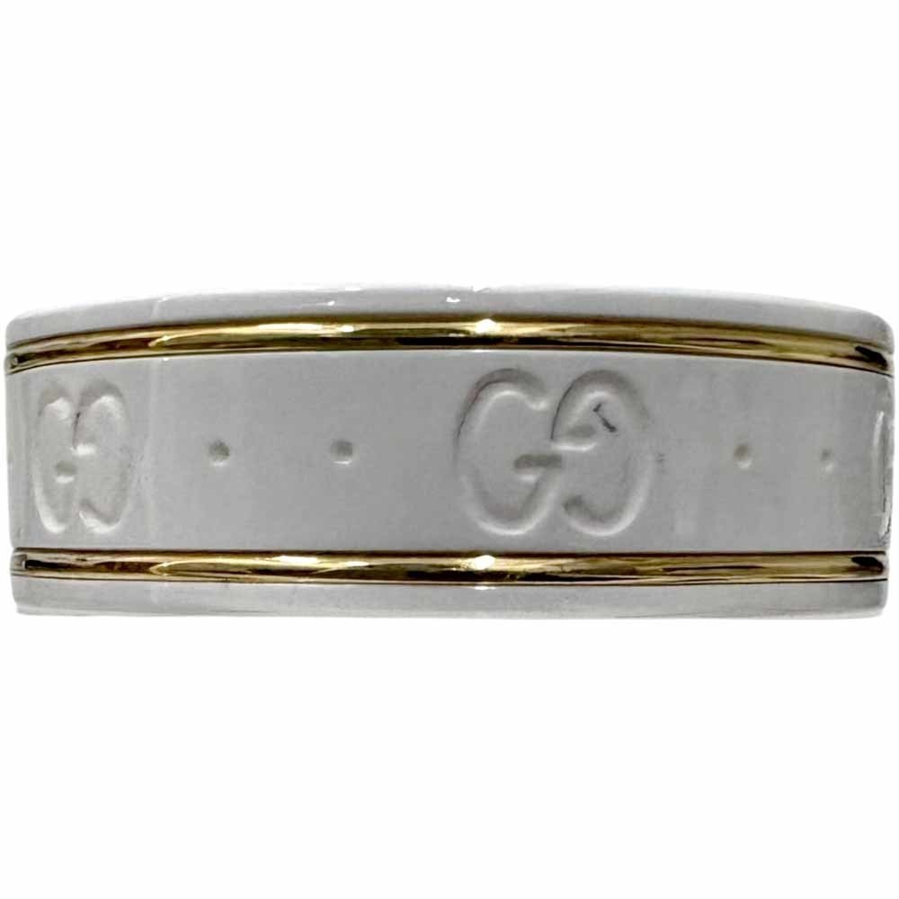 Gucci Powder Zirconia White Icon Yellow Ring - Picture 4 of 9